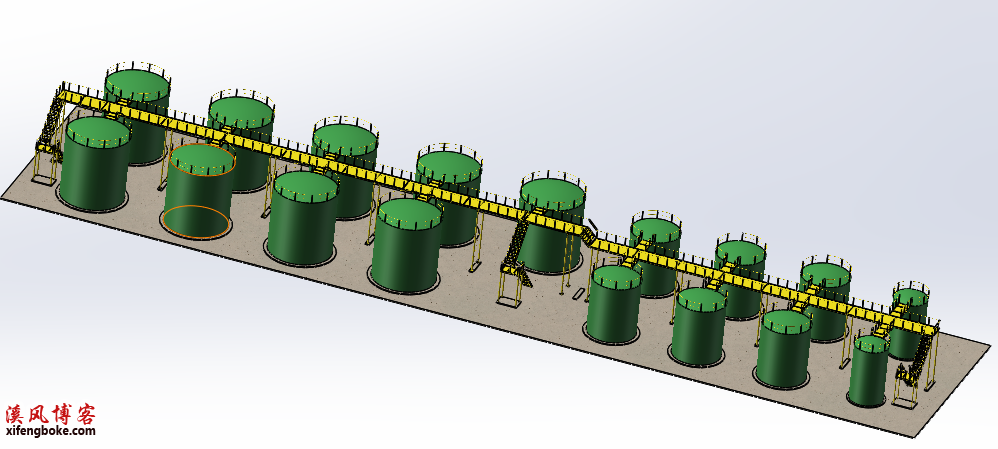 SolidWorks焊件画的楼梯模型框架，简便快捷值得下载学习