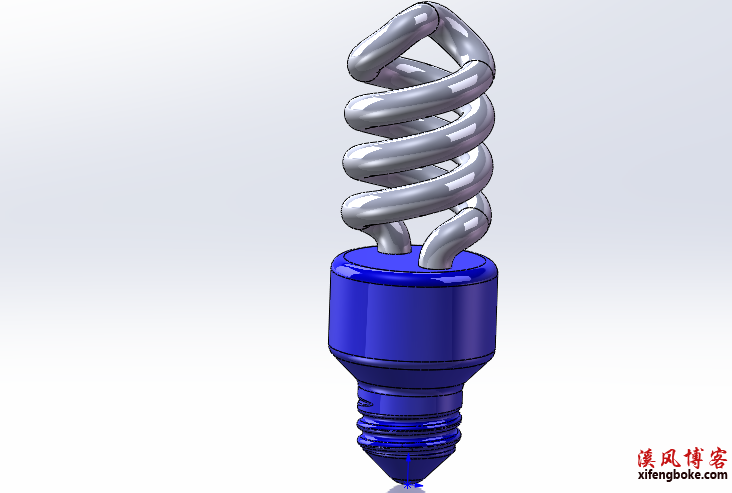 SolidWorks经典建模之节能灯的绘制，3D草图是关键