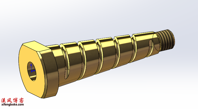 SolidWorks经典建模之锥形螺旋线练习实例，其实并不难