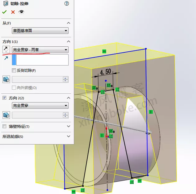 SolidWorks经典建模练习之圆环建模，常规建模就可以搞定  第5张
