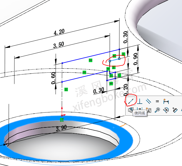 SolidWorks钣金练习题之易拉罐拉环的建模，成型工具的使用和褶边的使用功能  第27张