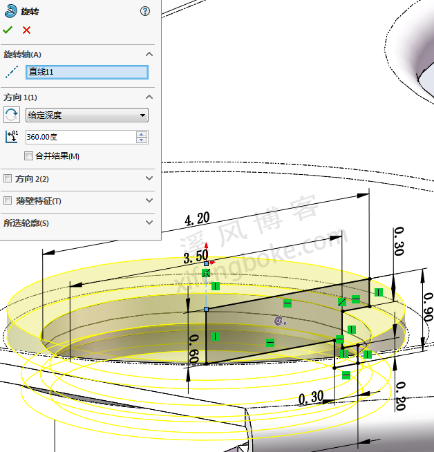 SolidWorks钣金练习题之易拉罐拉环的建模，成型工具的使用和褶边的使用功能  第28张