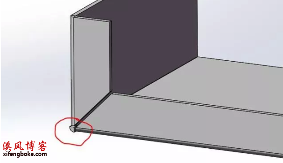 SolidWorks钣金折弯边角余料处理技巧，钣金工艺设计师都在用