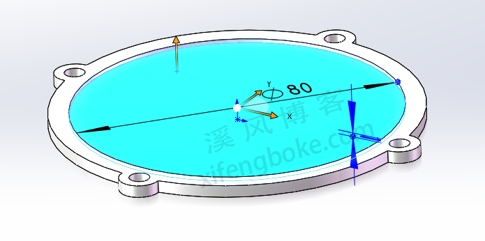 SolidWorks经典建模之风扇罩的绘制，填充阵列与变形命令搭配使用  SolidWorks练习题 SolidWorks练习 第6张