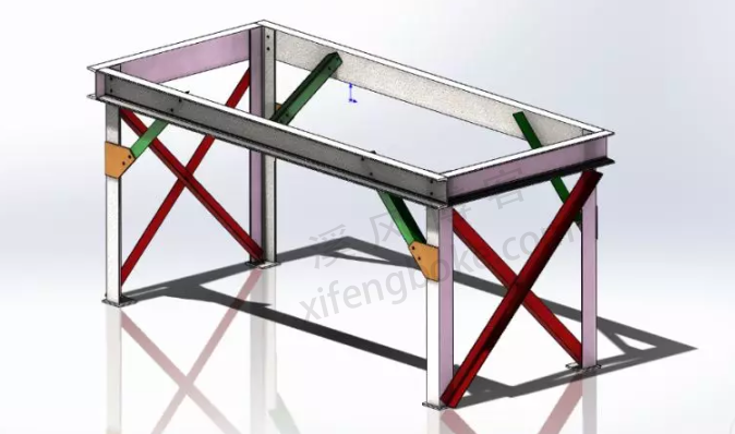 SolidWorks建模练习之支撑架的建模，SW焊件模块的使用和巩固