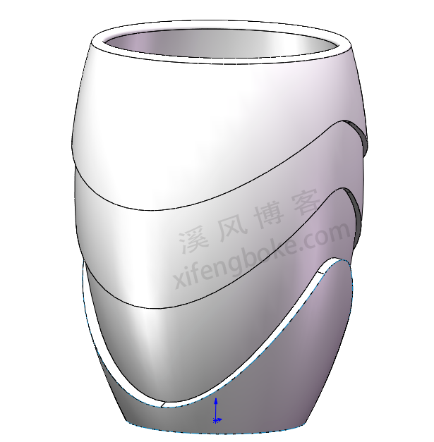 SolidWorks练习题之水杯的建模，思路挺好  第14张