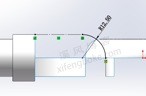 SolidWorks曲面练习题之吊环的建模，边界曲面缝合曲面等常规操作  第11张