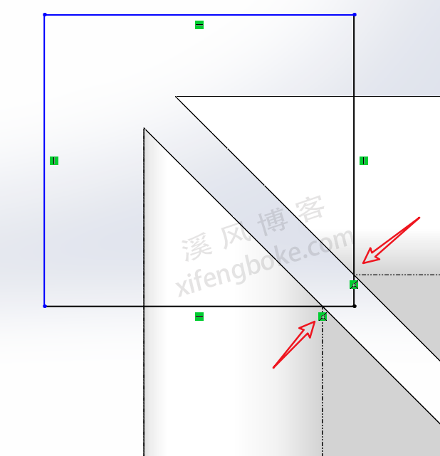 SolidWorks方管折弯在拓展，不同方向的方管下料折弯  第4张
