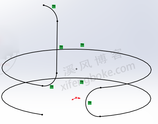 SolidWorks练习题之线圈的建模，3d草图曲线思路  第9张