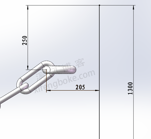 SolidWorks练习题之铁链防护栏建模，曲线驱动阵列的用法  第13张