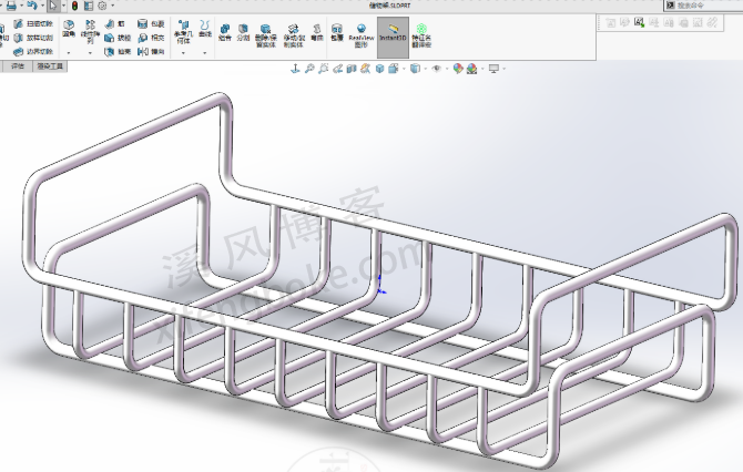 SolidWorks练习题之置物架建模，3D草图是关键  第15张