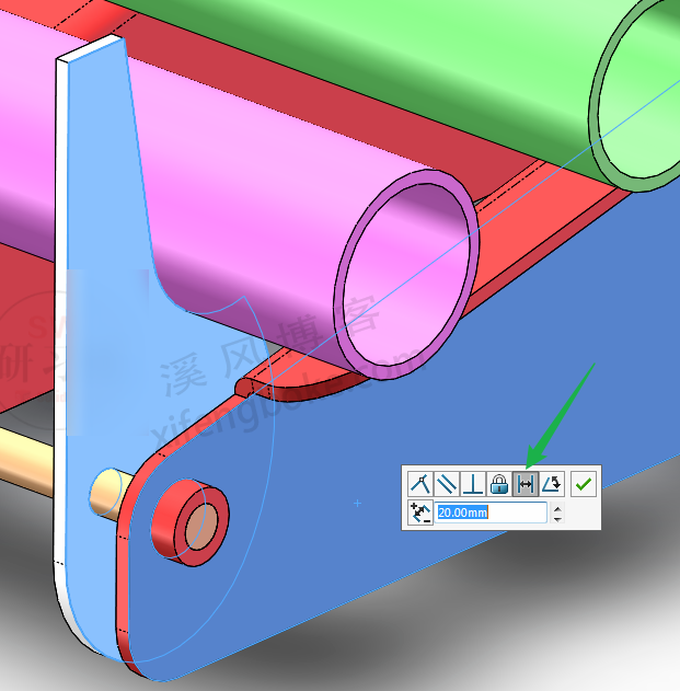 SolidWorks动画教程案例分享之圆管分料动画，重力自然滑落  第16张