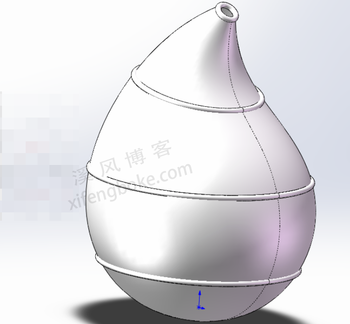 SolidWorks练习题之宝莲灯模型，曲面与3D草图综合练习  第18张