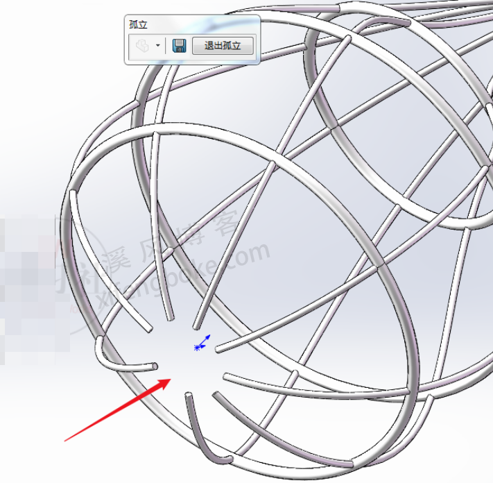 SolidWorks练习题之宝莲灯模型，曲面与3D草图综合练习  第24张