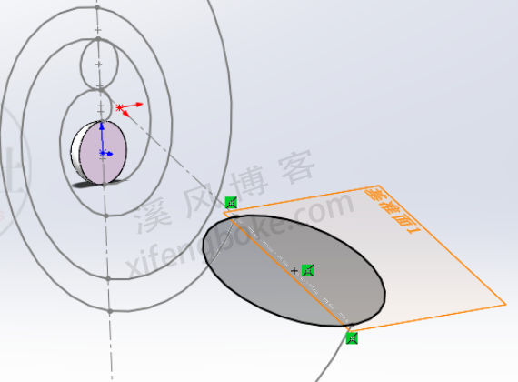 SolidWorks练习题之鹦鹉螺音响的建模，放样的用法  第13张
