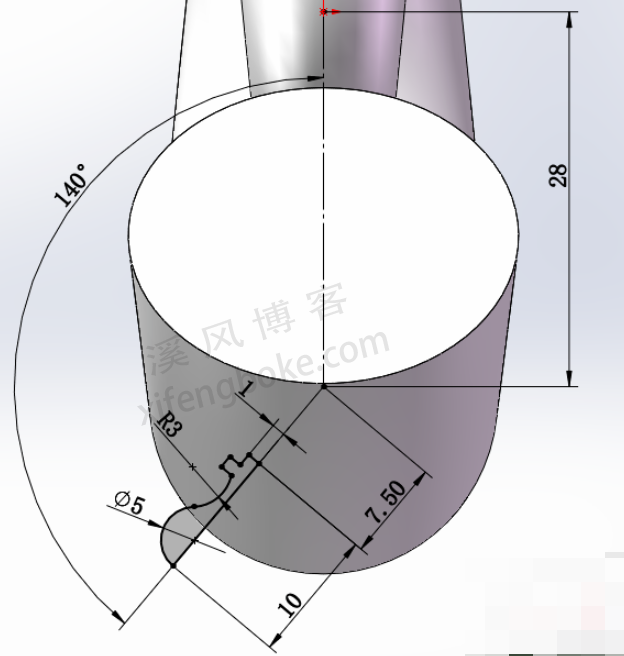 SolidWorks练习题之鹦鹉螺音响的建模，放样的用法  第20张