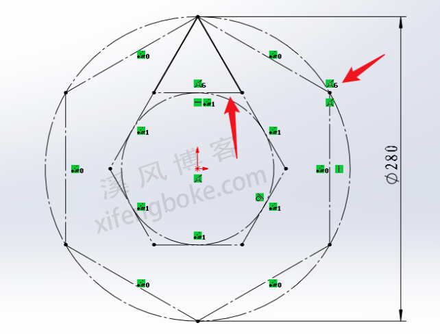 SolidWorks练习题之跳棋模型，填充阵列的使用  第2张